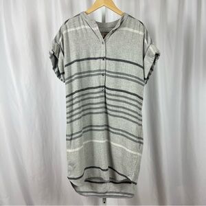 Banana Republic Heritage Collection Medium Stripe Button Tunic Dress